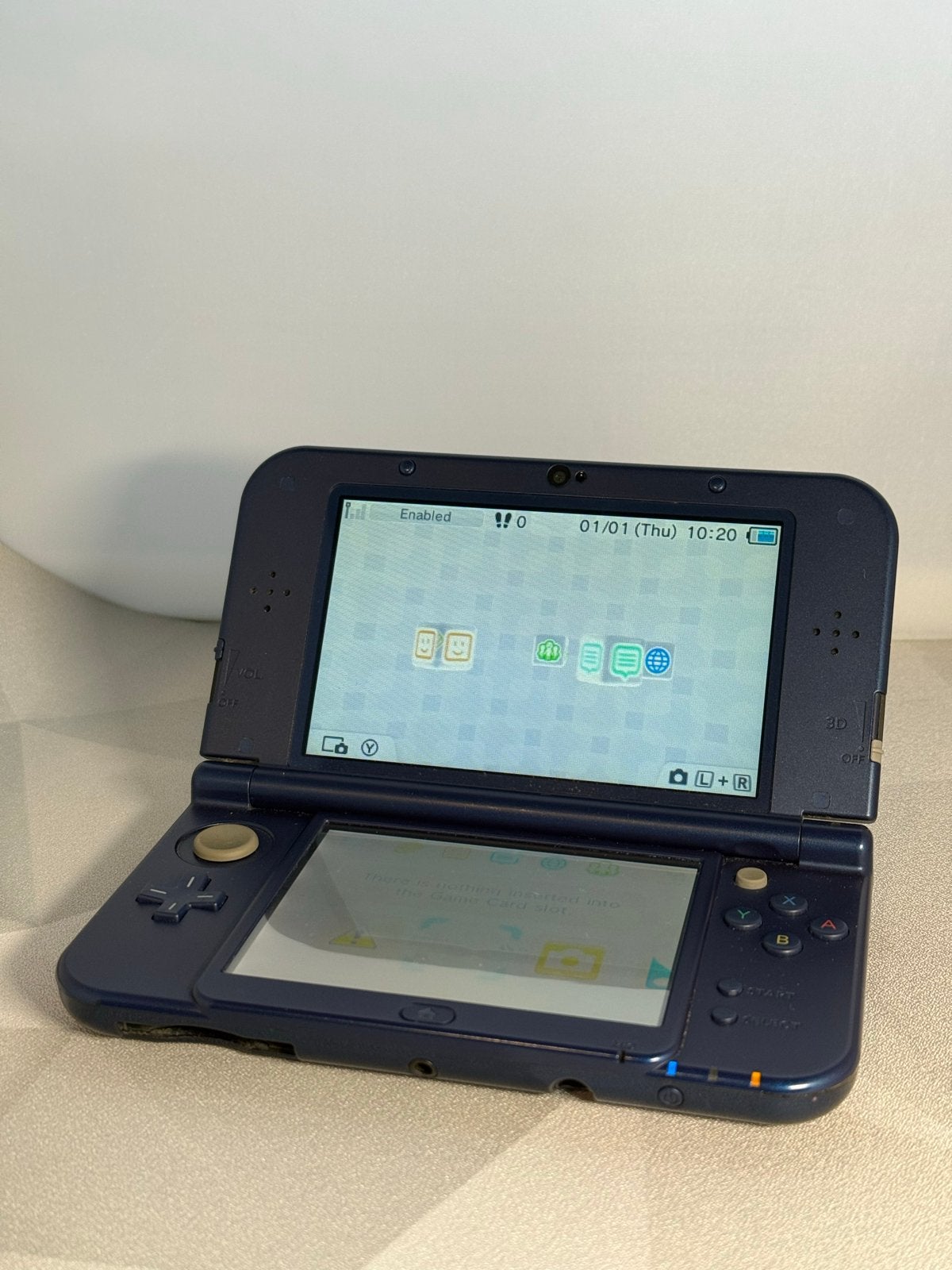 Nintendo New 3DS XL Blauw, Spelcomputers en Games, Spelcomputers | Nintendo 2DS en 3DS, Ophalen of Verzenden, Zo goed als nieuw