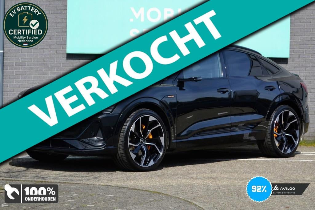Audi E-tron Sportback 55 quattro edition 95 kWh SOH92% Pano, 95 kWh, Leder, Vierwielaandrijving, 259 min