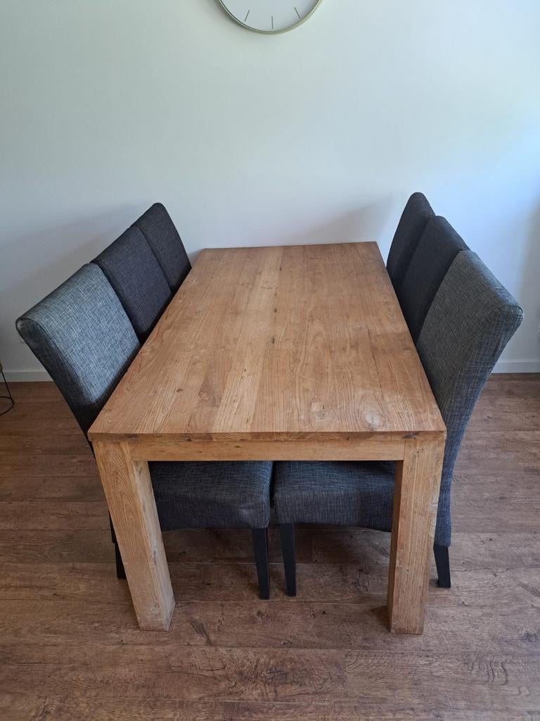 Eethoek, Huis en Inrichting, Ophalen, Gebruikt, 4 tot 6 stoelen