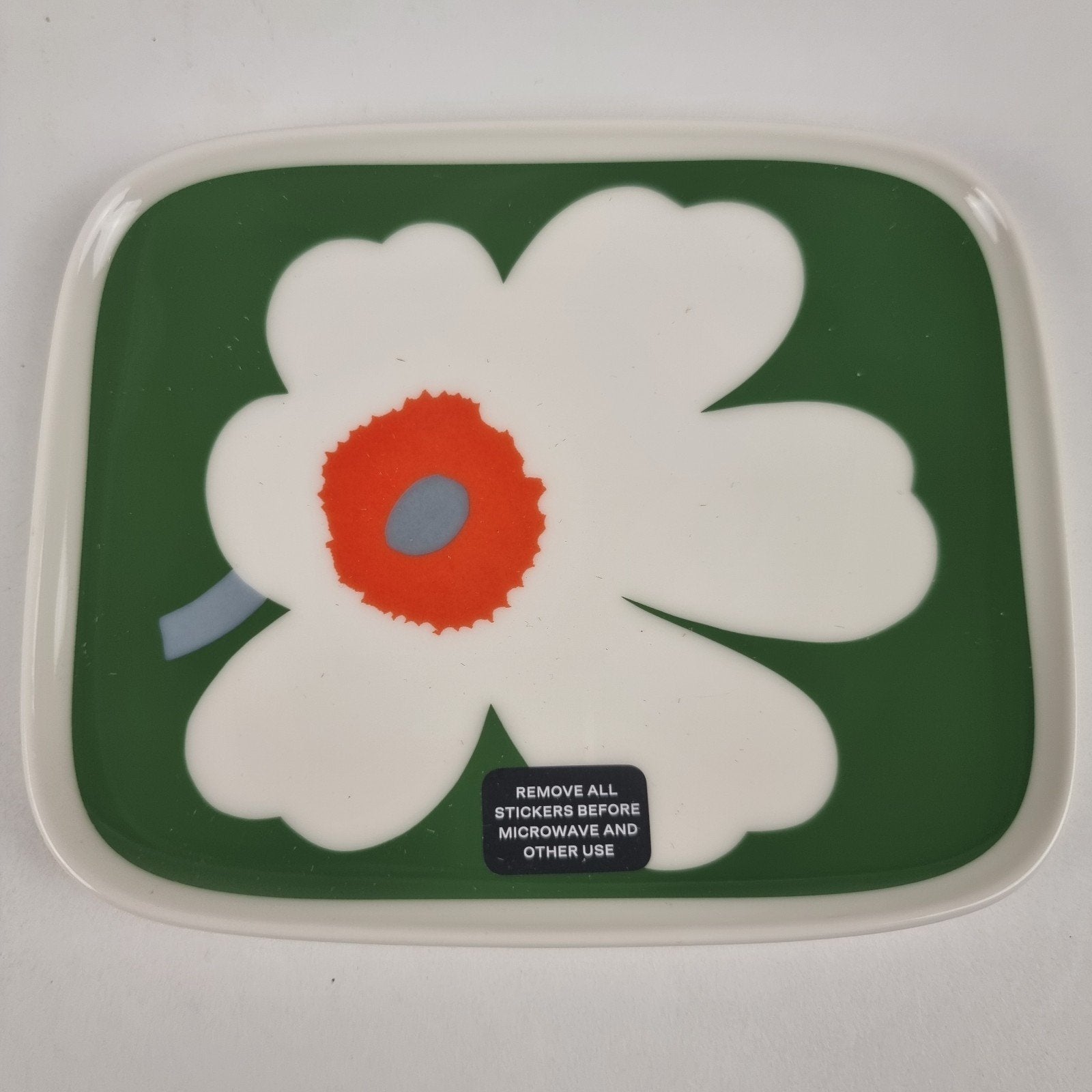 Marimekko Unikko 60-jarig jubileum bord 12x15 cm, Huis en Inrichting, Keuken | Servies, Ophalen, Overige merken, Keramiek, Nieuw