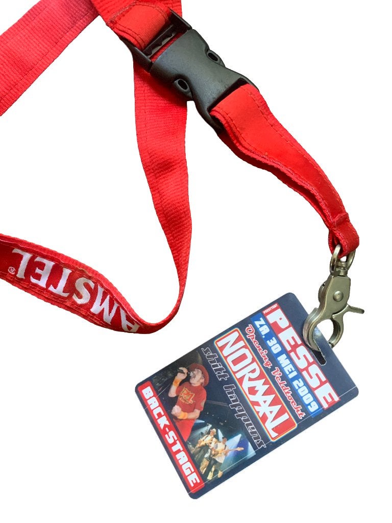 Backstage pass Normaal met Amstel Bier-koord 2009 Pesse, Ophalen of Verzenden, Zo goed als nieuw