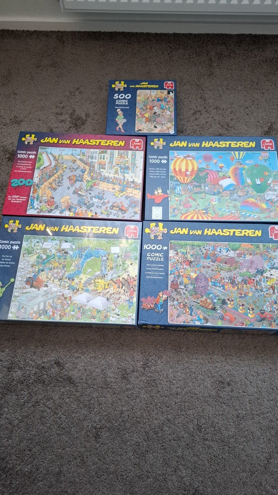 Diverse Jan van Haasteren puzzels, Ophalen, 500 t/m 1500 stukjes, Gebruikt