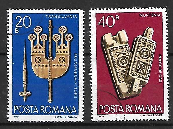 Roemenië 3517, 3518, Ophalen of Verzenden, Overige landen, Gestempeld