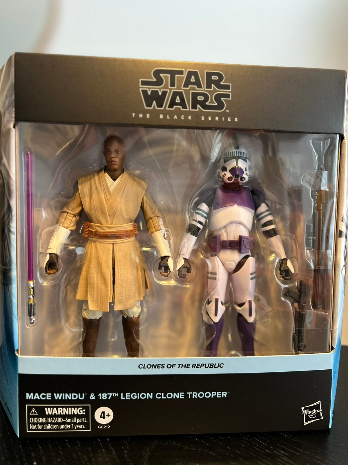 Star Wars The Black Series Mace Windu & Clone Trooper, Verzamelen, Ophalen, Nieuw, Actiefiguurtje