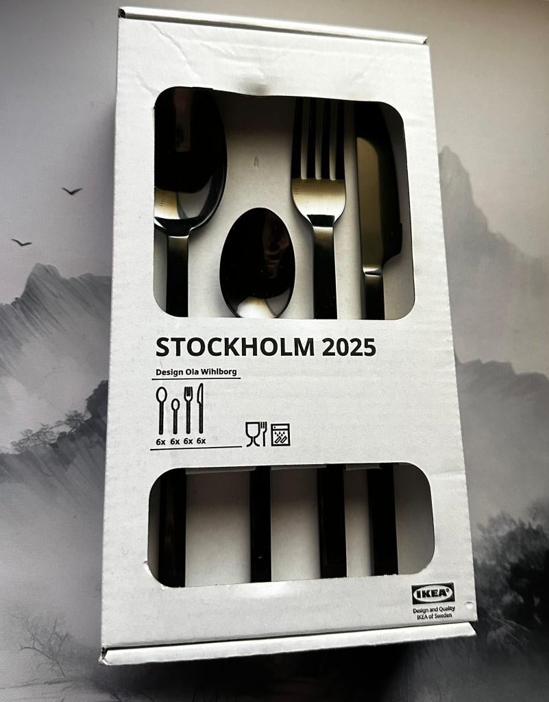 IKEA Stockholm 2025 Bestekset - nieuw, Nieuw, Ophalen of Verzenden, Rvs of Chroom, Vaatwasserbestendig