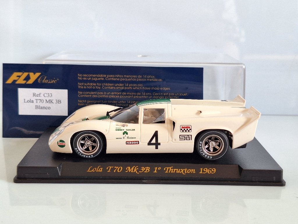 Fly Lola T70 MK3B Truxton 1e 1969 Ref Nr C33, Overige merken, Racebaan, Fly, Nieuw