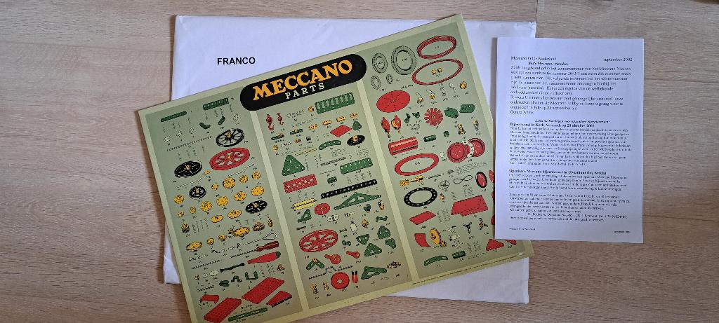 Meccano, heel veel vintage attributen Meccano Gilde Ned., Ophalen of Verzenden