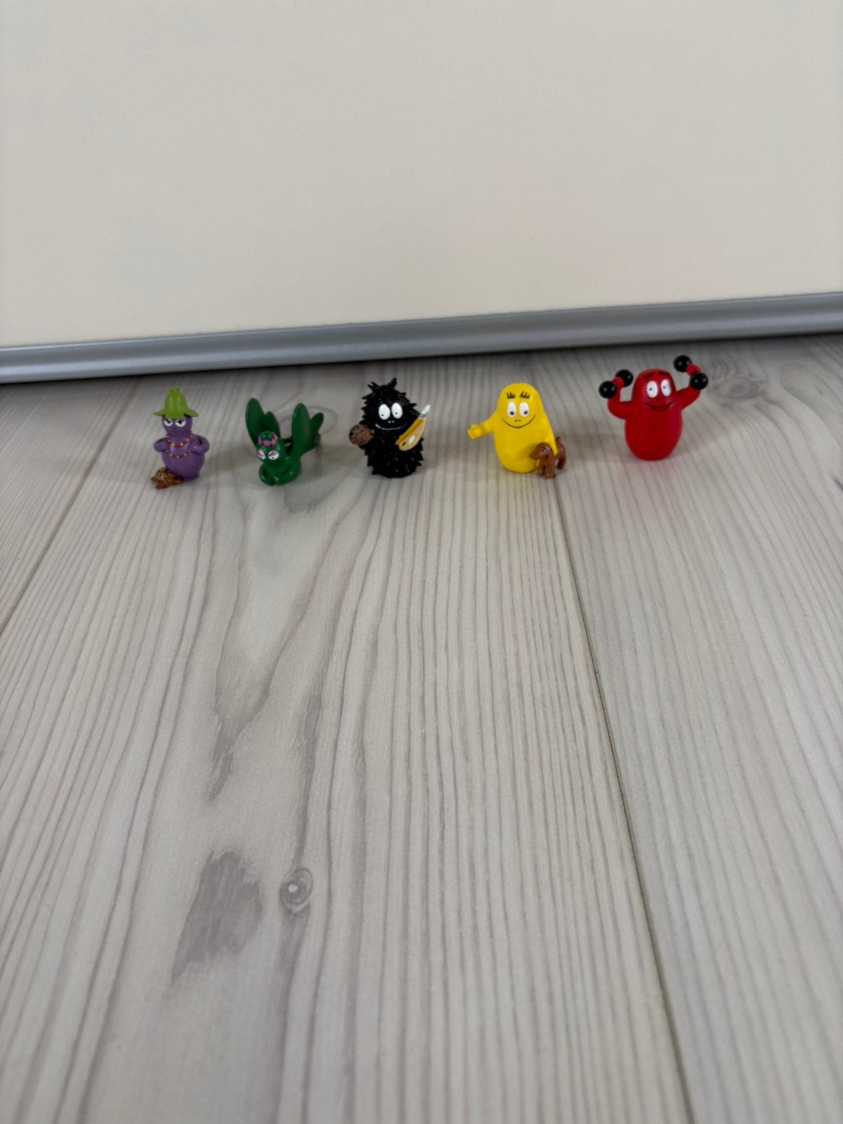 5 barbapapa poppetjes van Plastoy, Ophalen of Verzenden, Gebruikt