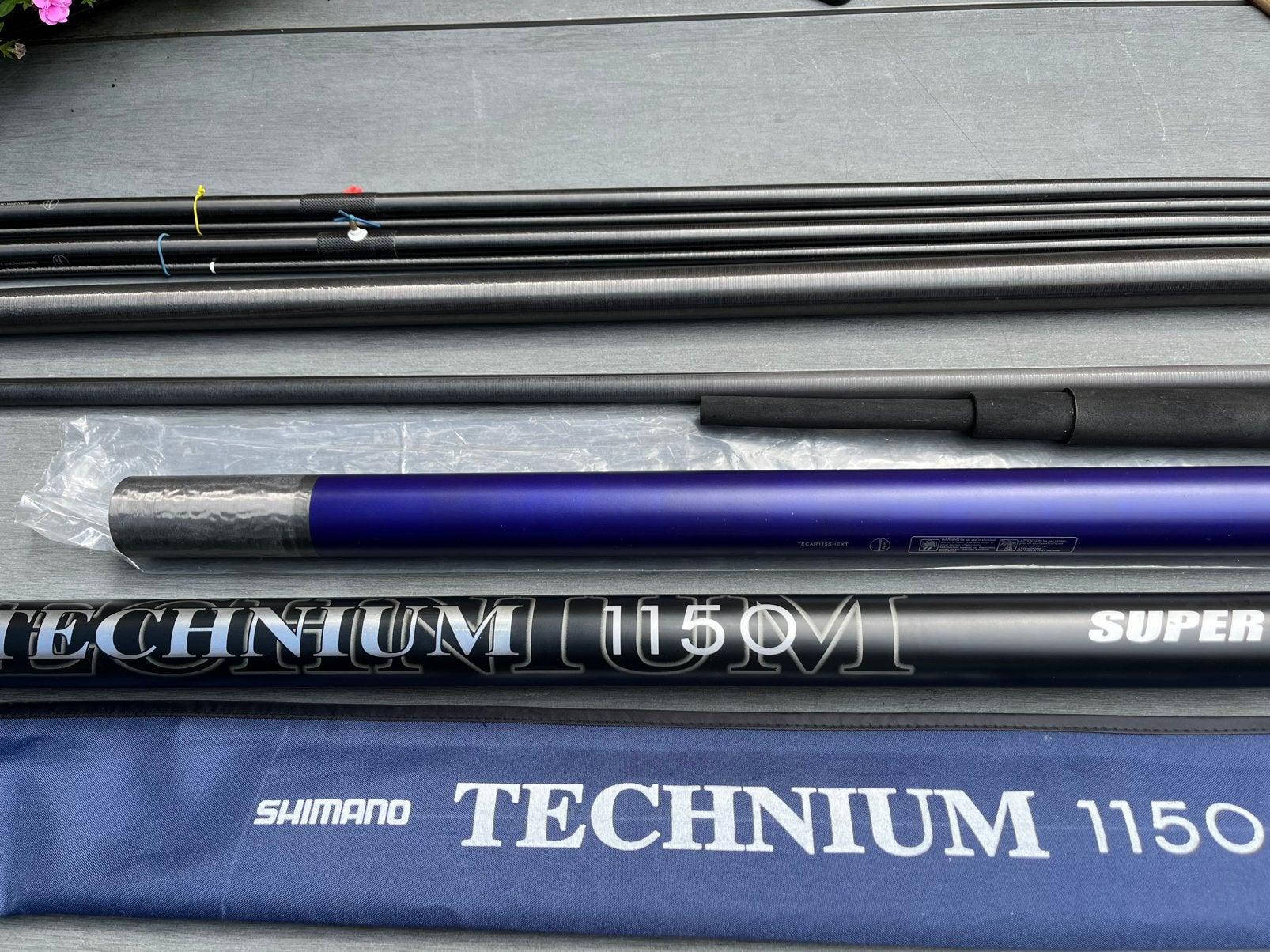 Shimano Technium Super Strong 11.5 M pack, Watersport en Boten, Ophalen, Zo goed als nieuw, Vaste hengel