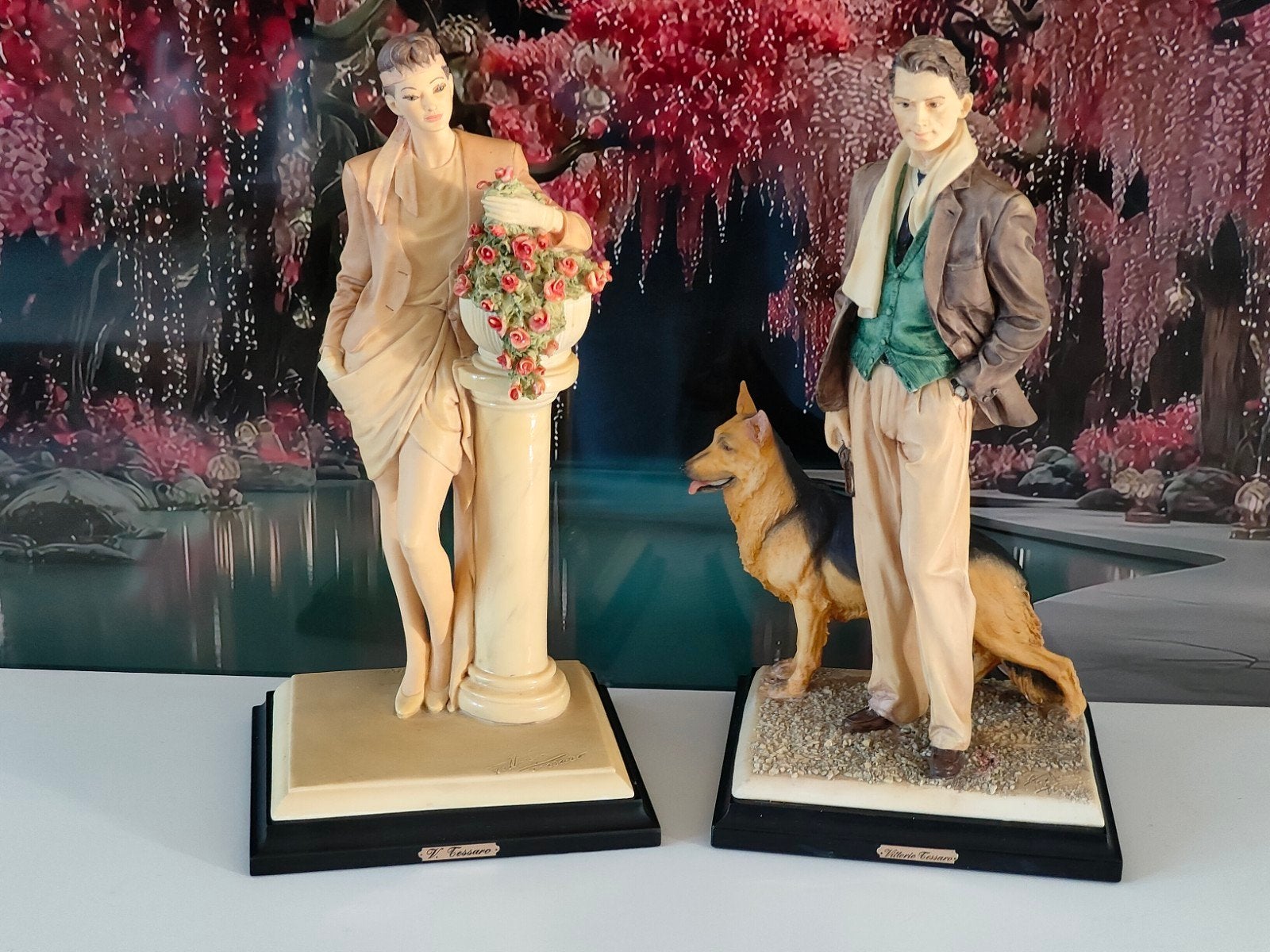 Elegante Vittorio Tessaro Beelden – Klassieke Set, Ophalen of Verzenden