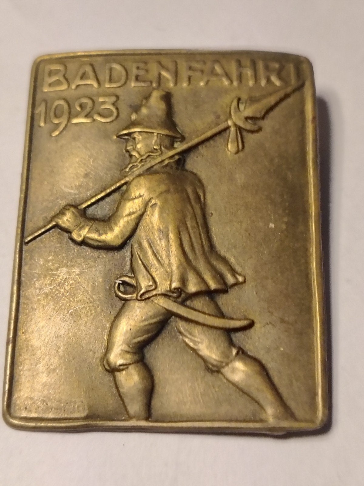 Badenfahrt 1923 Speldje Broche, Ophalen of Verzenden, Gebruikt, Overige onderwerpen