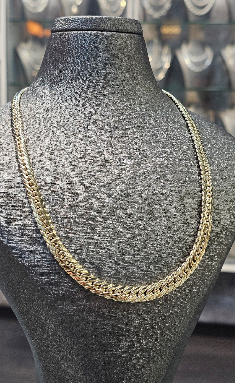 14k gouden Cuban schakel ketting 24.63 gram, Ophalen of Verzenden, Nieuw, Goud, Goud