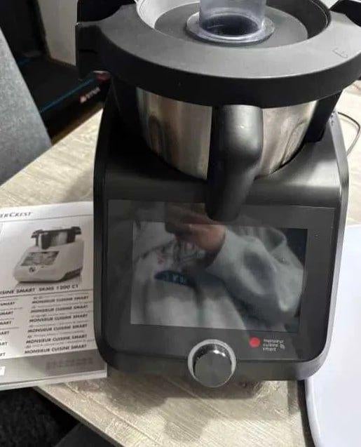SilverCrest Monsieur Cuisine Smart 1200W keukenmachine, Witgoed en Apparatuur, Keukenmixers, Zo goed als nieuw, 4 liter of meer