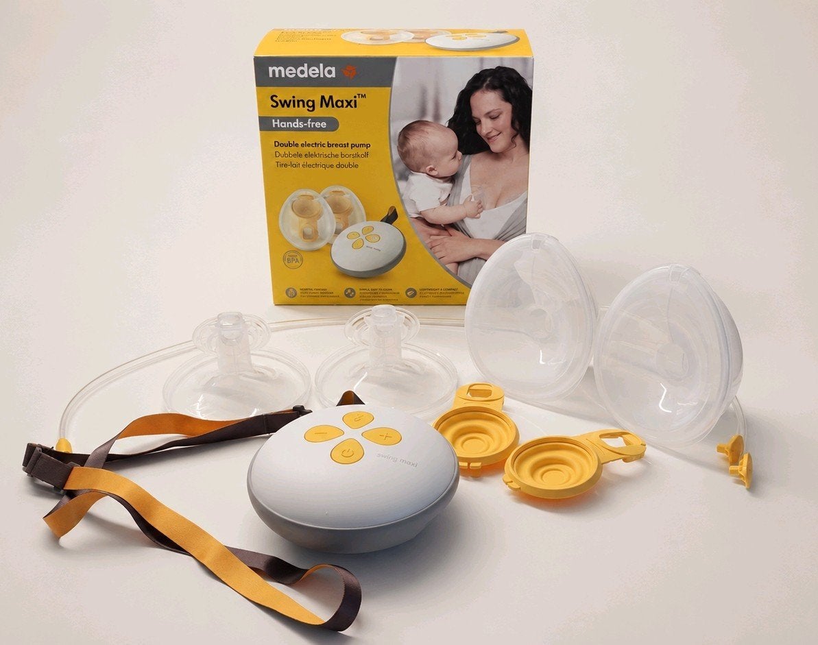 Medela Swing Maxi hands-free - bon en garantie aanwezig, Ophalen of Verzenden, Zo goed als nieuw, Borstkolf