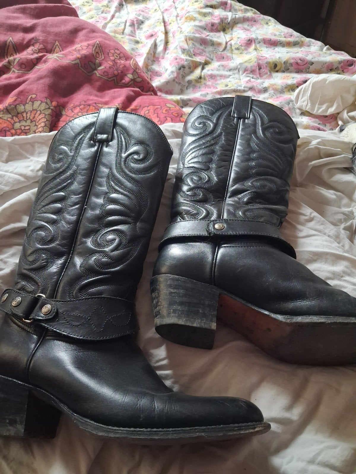zwarte Sendra boots laarzen maat 39, Verzenden, Zwart, Zo goed als nieuw, Hoge laarzen