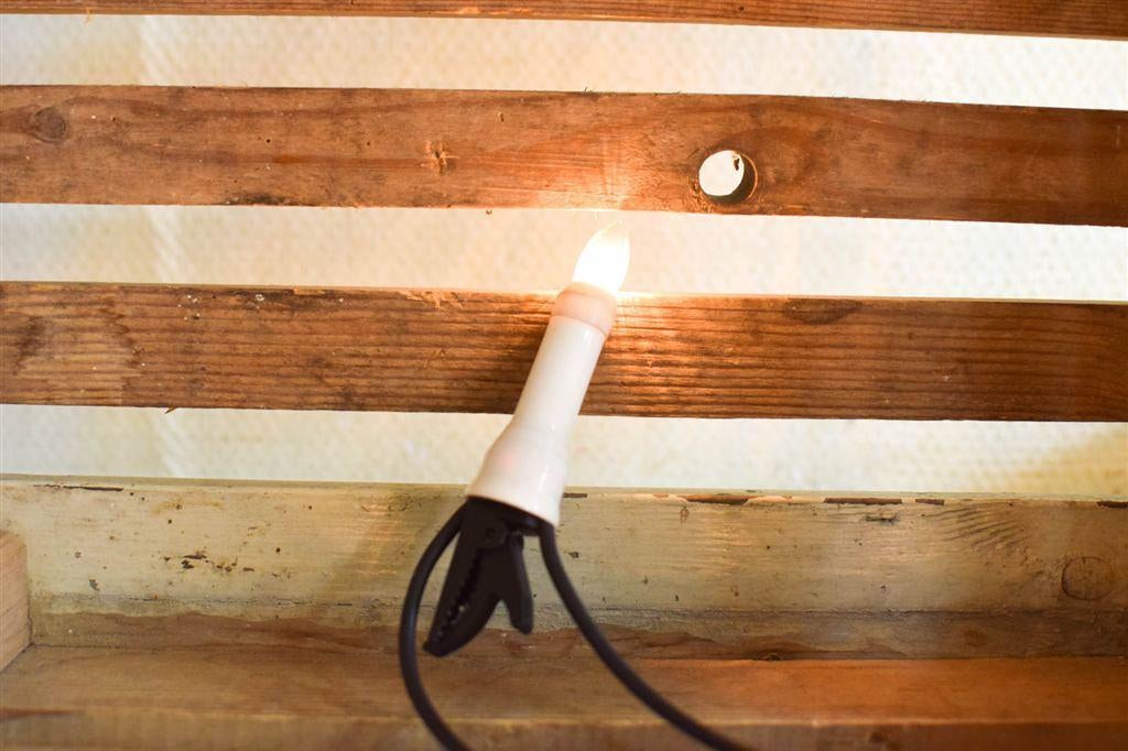 Kerstverlichting in de vorm van een kaars 51149, Diversen, Kerst, Ophalen of Verzenden, Gebruikt