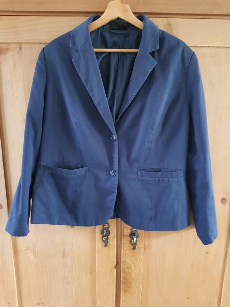 Blauwe blazer/colbert/jasje bpc collection maat 46, Onbekend, Ophalen of Verzenden, Zo goed als nieuw, Blauw
