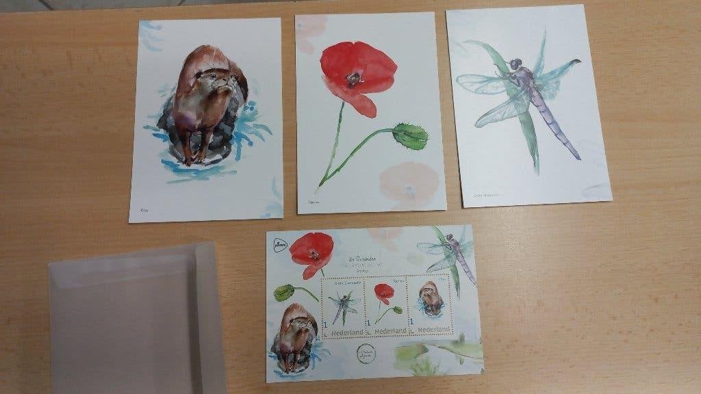 Postzegels De Onlanden moeraslandschap, Ophalen of Verzenden