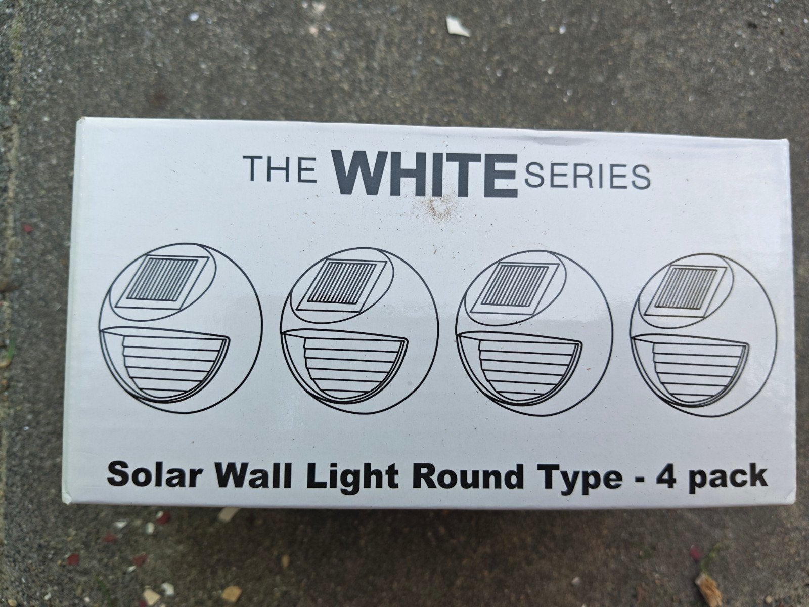 4 solar lichten nieuw in doos, Zonne-energie, Minder dan 50 watt, Wandlamp, Ophalen of Verzenden