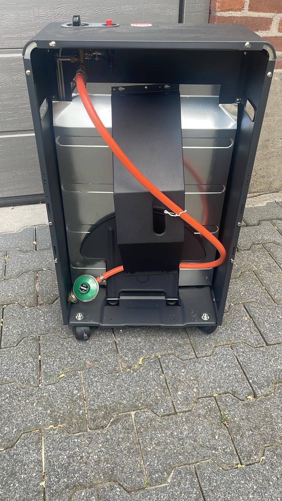 Gimeg Infrarood Rolkachel - Gasverwarming, Huis en Inrichting, Gas, Ophalen of Verzenden, Zo goed als nieuw, Vrijstaand