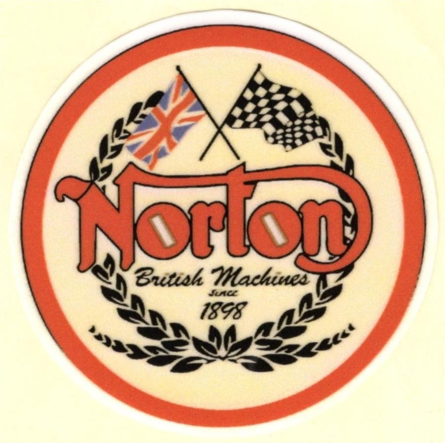 Norton Motorcycles sticker #10, Motoren, Verzenden