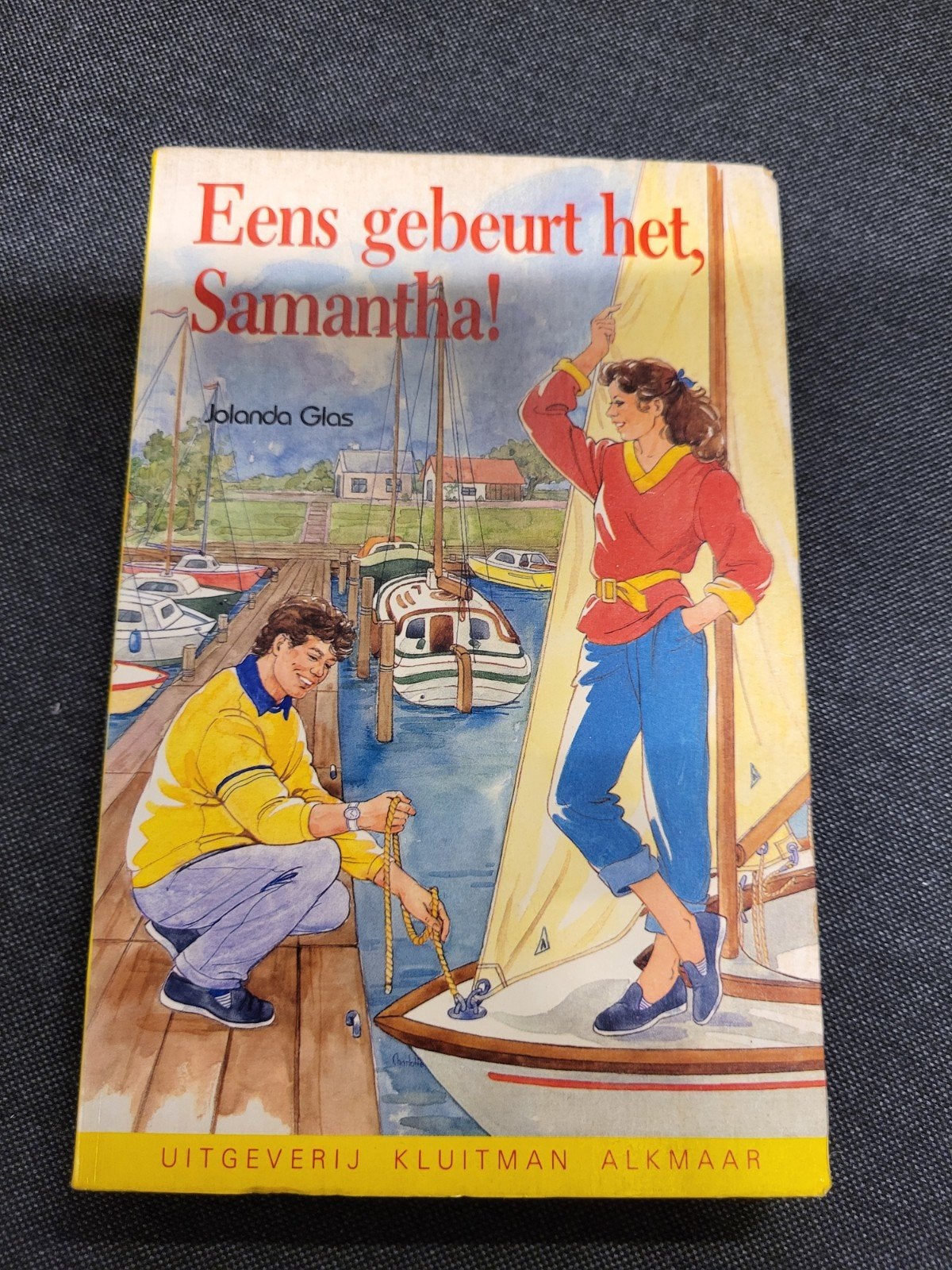 Jolanda Glas - Eens gebeurt het Samantha - Kluitman pocket, Ophalen of Verzenden, Gelezen, Jolanda Glas