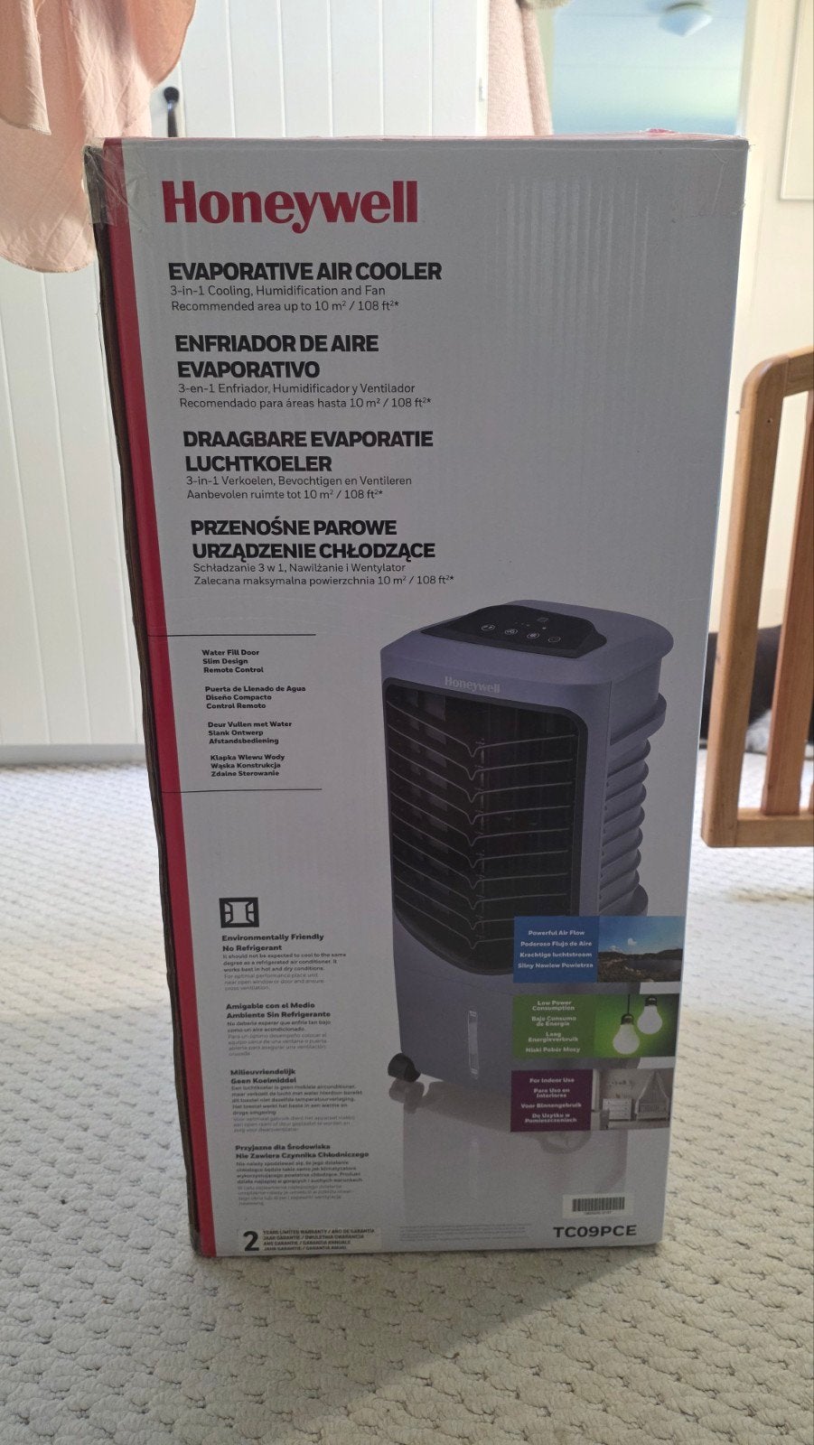 Honeywell aircooler, Ophalen of Verzenden, Zo goed als nieuw, Overige