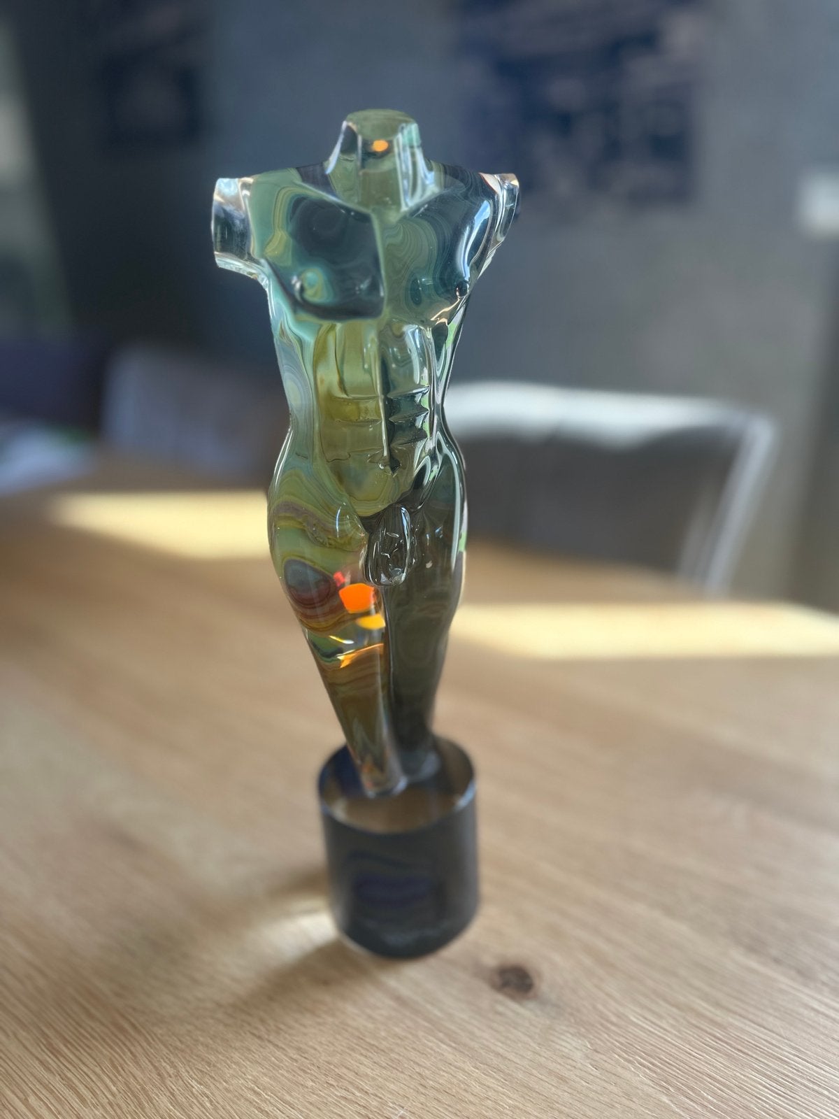 Murano Glass Male Figure Sculpture, Glas, Ophalen of Verzenden, Handgemaakt, 20 - 50 cm