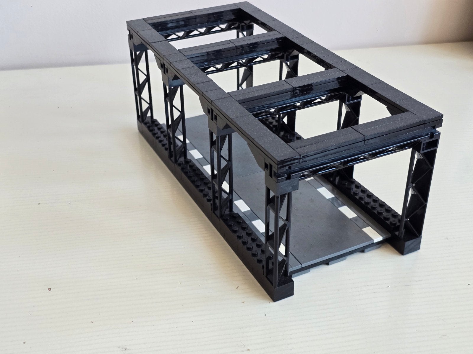 LEGO Brugdeel voor truck of schip - Zwart, Ophalen of Verzenden, Gebruikt