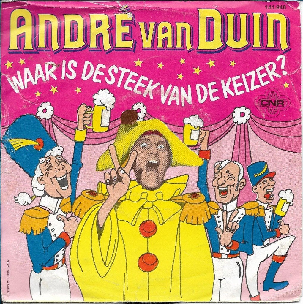 André van Duin - Waar is de steek van de keizer, Ophalen of Verzenden, Gebruikt, 7 inch, Nederlandstalig