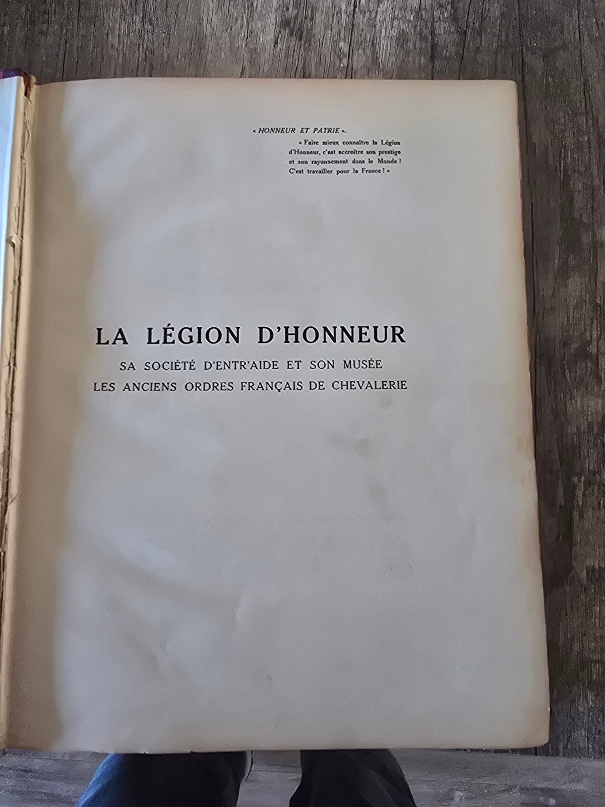 La Légion d'Honneur - Jules Renault (Antiek Boek), Antiek en Kunst, Ophalen, Jules Renault