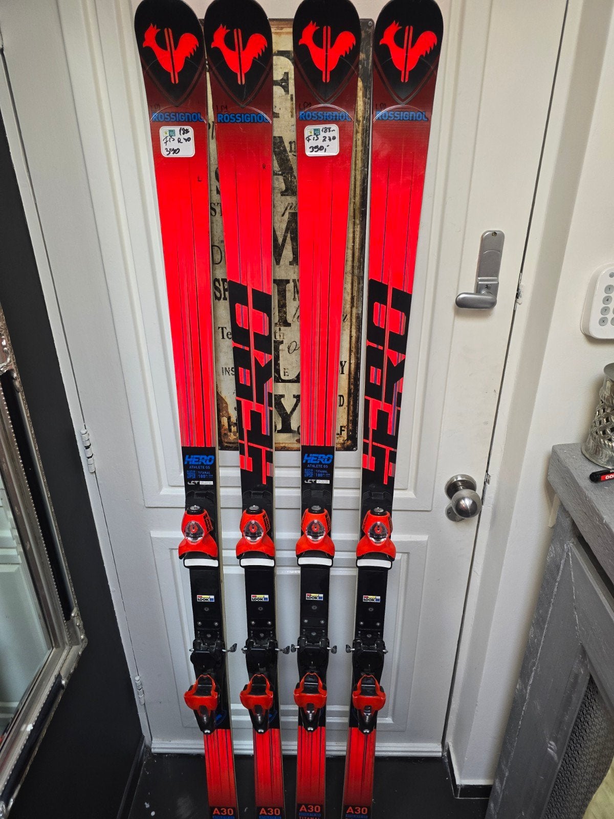 188cm ROSSIGNOL HERO ATHLETE GS FIS R30 WEDSTRIJD expert, 180 cm of meer, Rossignol, Rossignol, Ophalen of Verzenden