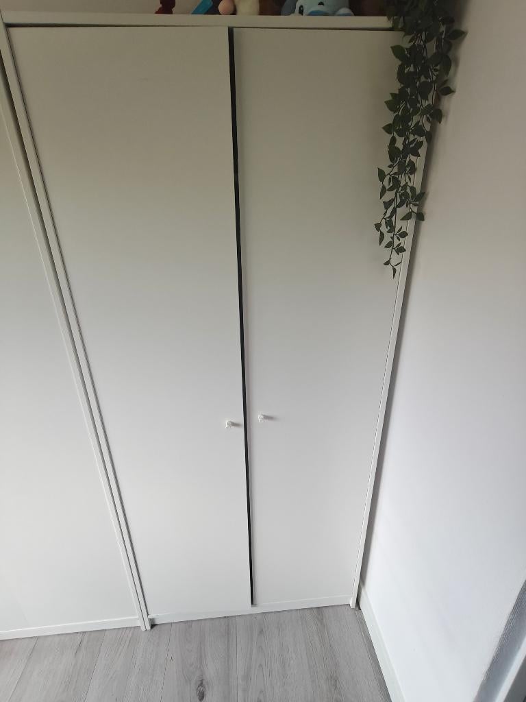 Ikea Kleppstad kledingkast met extra plank, Ophalen, Met deur(en), Gebruikt, 50 tot 100 cm