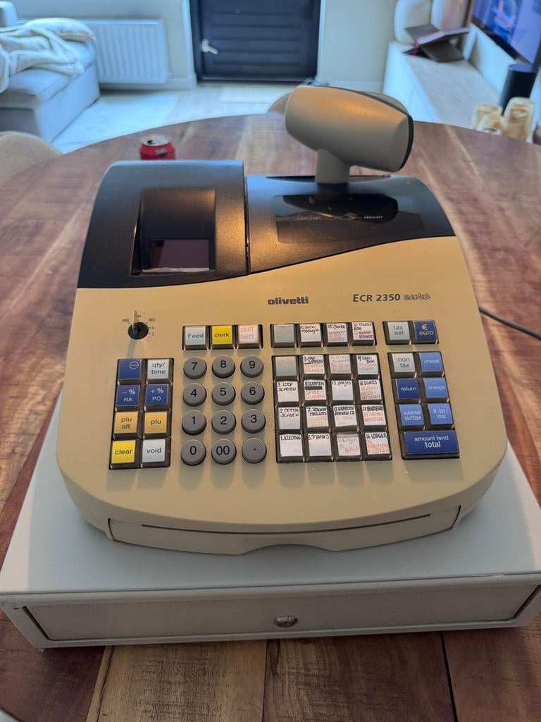 Olivetti ECR 2350 Kassa met Kassalade, Ophalen of Verzenden