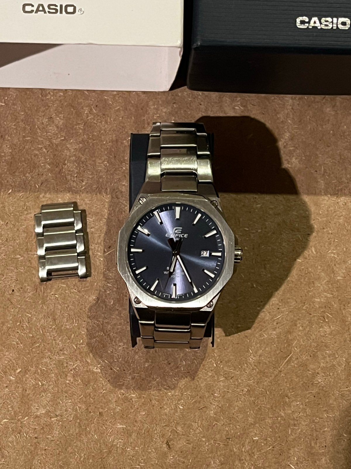 Casio Edifice Horloge - Zo goed als nieuw, Ophalen, Casio, Staal, Polshorloge