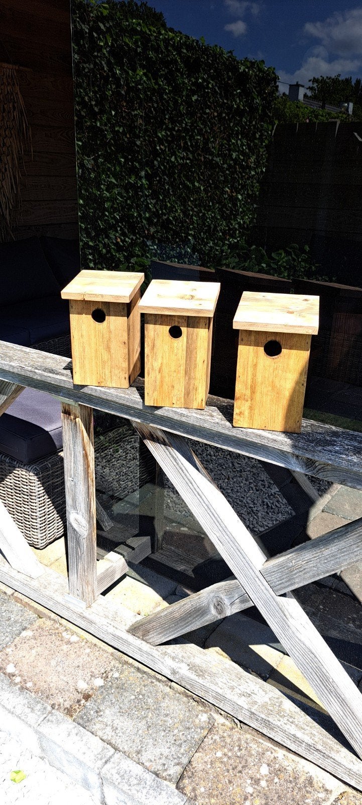 Vogelhuisjes, Ophalen