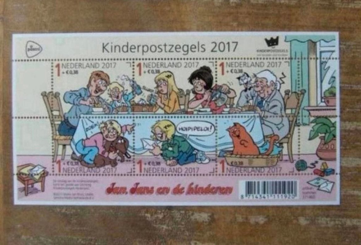 2017 Blok Kinderpostzegels 3586 Postfris., Postzegels en Munten, Postzegels | Nederland, Ophalen of Verzenden, Na 1940, Postfris
