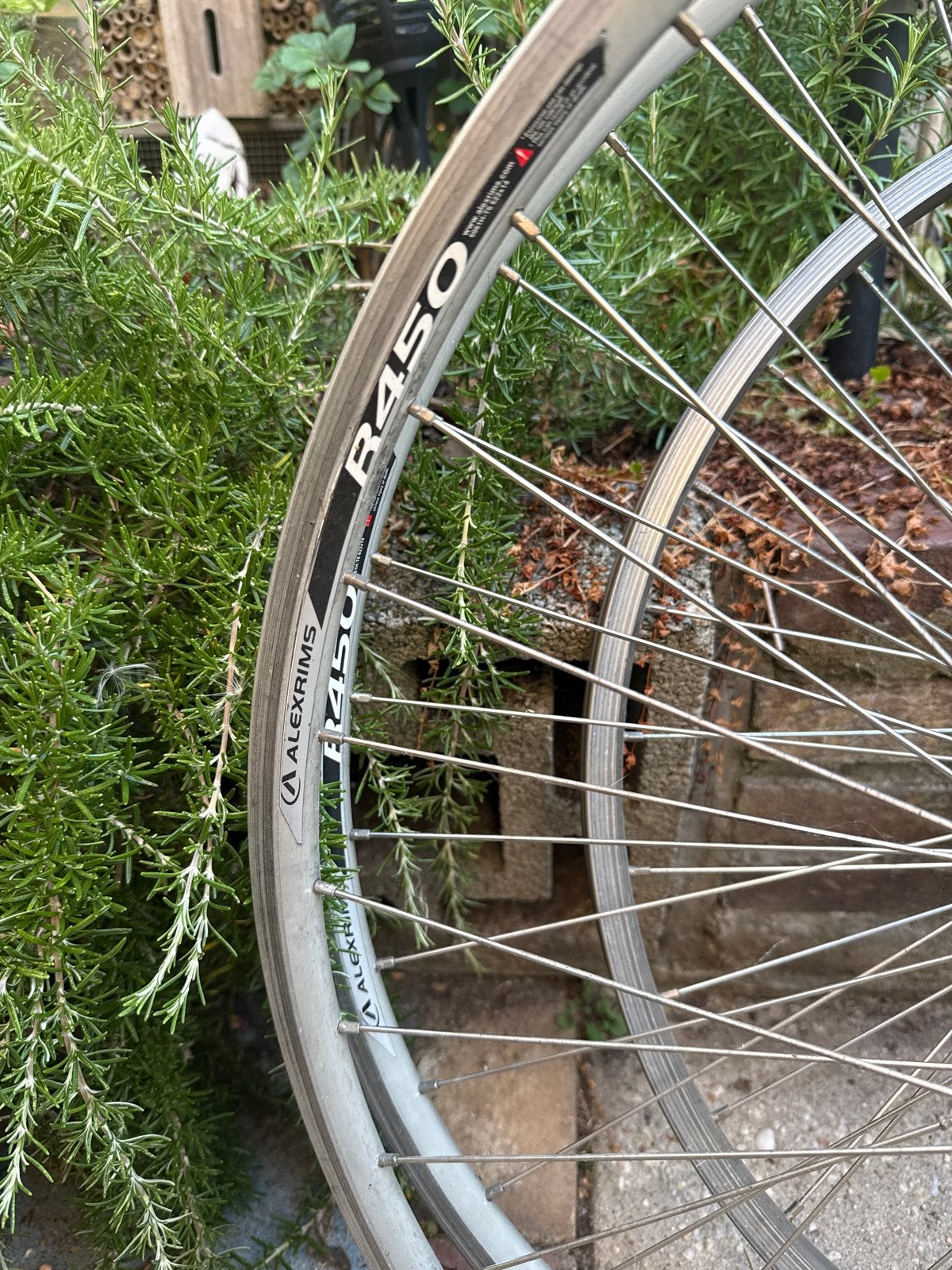 Alexrims R450 fietswiel - Gebruikt, Gebruikt, Aluminium, Racefiets, Ophalen