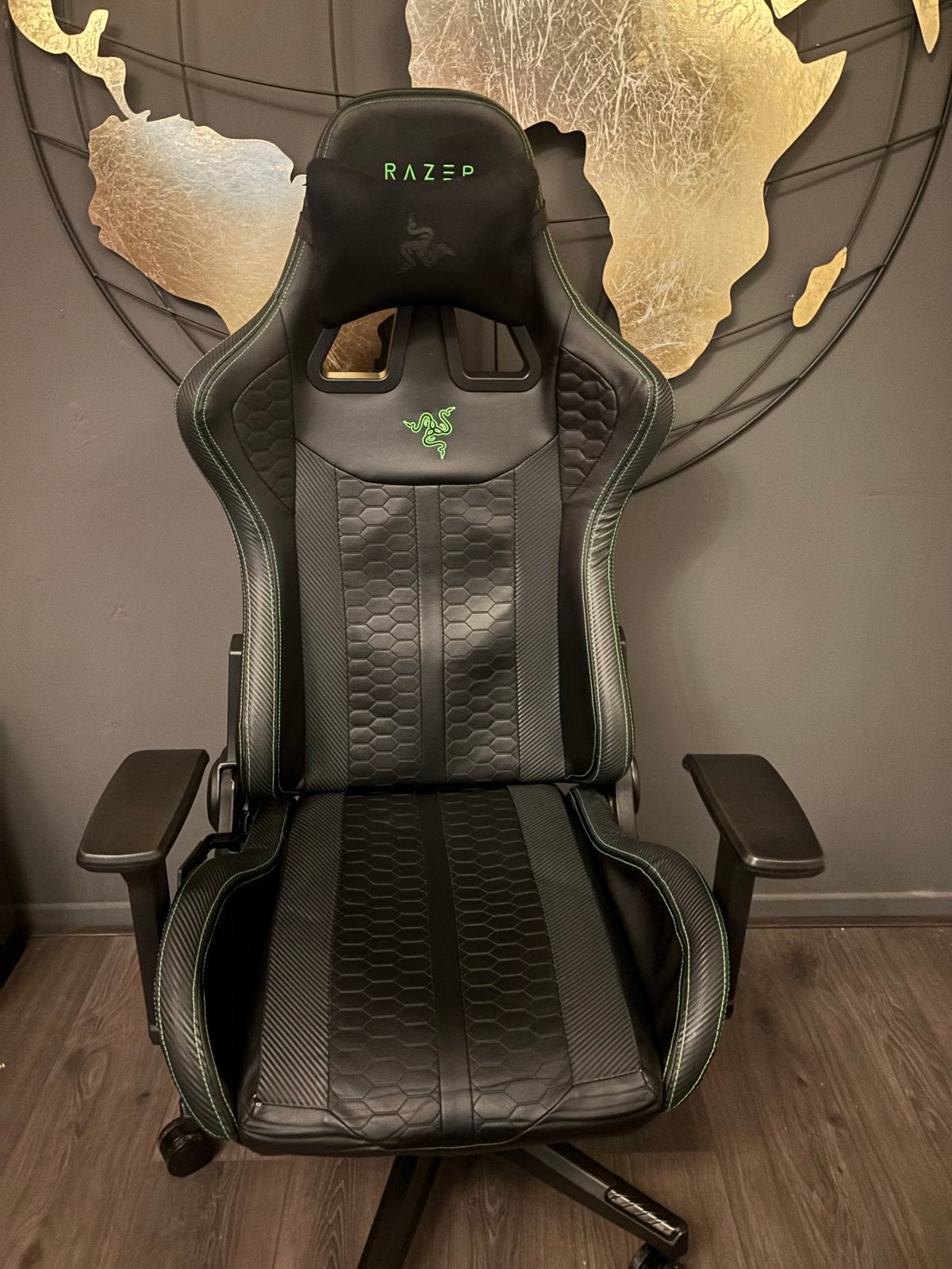 Razer Gaming Bureaustoel - Type Z Razer Edition, Ophalen, Gebruikt, Zwart, Bureaustoel