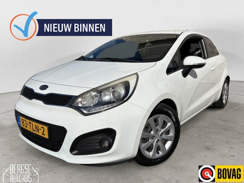 Kia Rio 1.2 CVVT Super Pack Led Airco ECC (bj 2012), Auto's, Kia, 21 km/l, Euro 5, Zwart, 4 cilinders