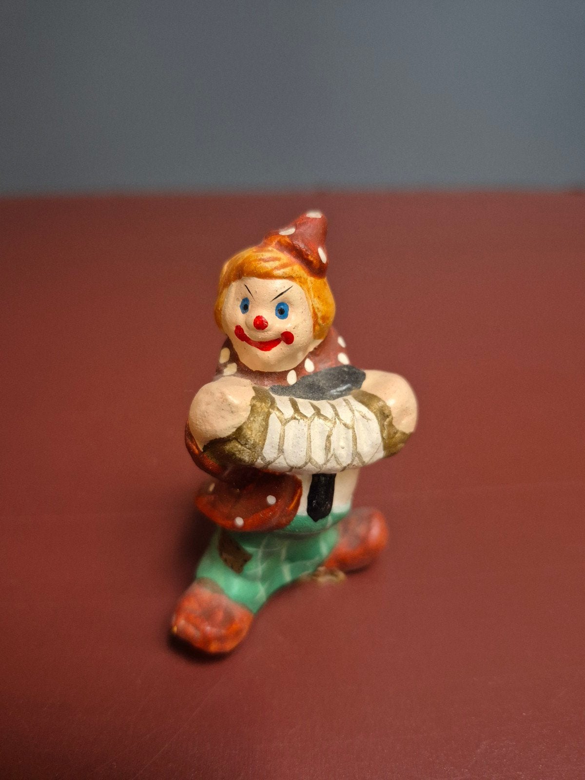 Clowntje met accordeon, ., Ophalen of Verzenden, Zo goed als nieuw, .