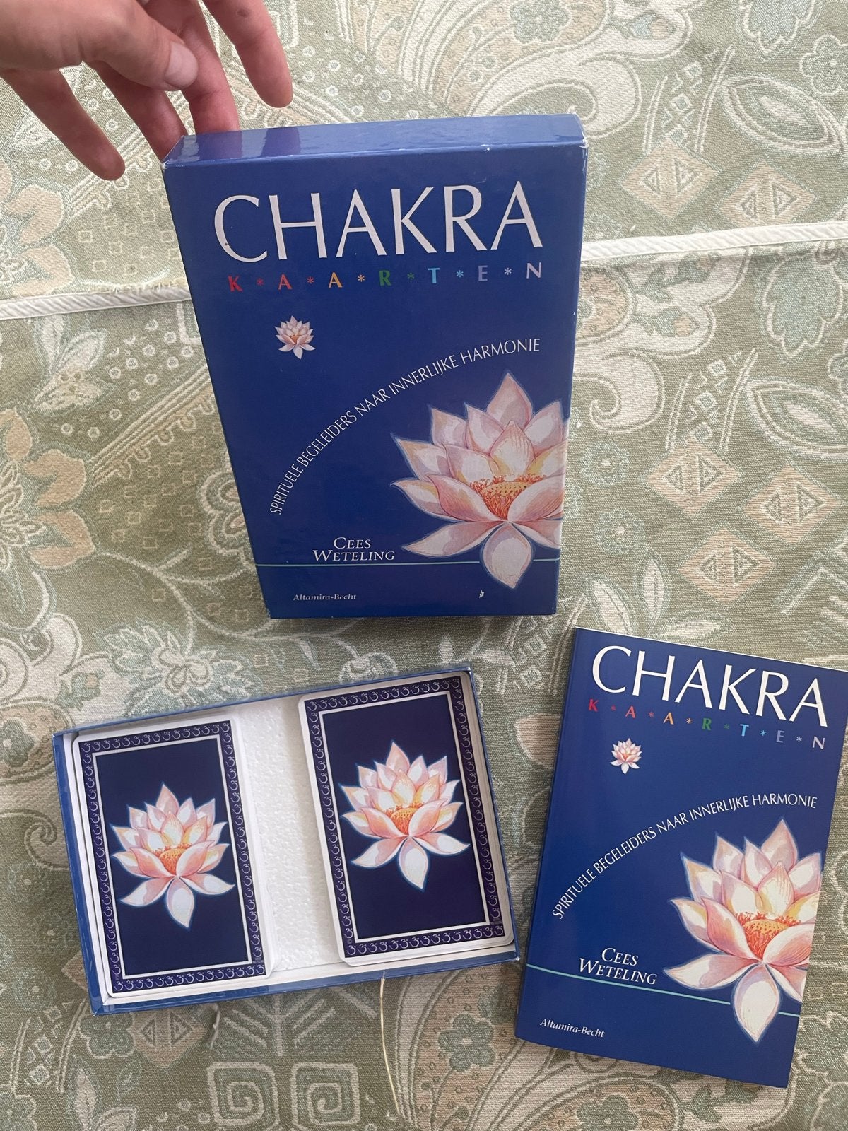 Chakra Kaarten orakel deck, Ophalen of Verzenden, Zo goed als nieuw, Spiritualiteit algemeen, Instructieboek