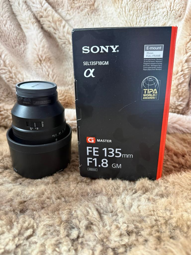 Sony GM FE 135 mm F1.8, Ophalen of Verzenden, Zo goed als nieuw, Overige typen