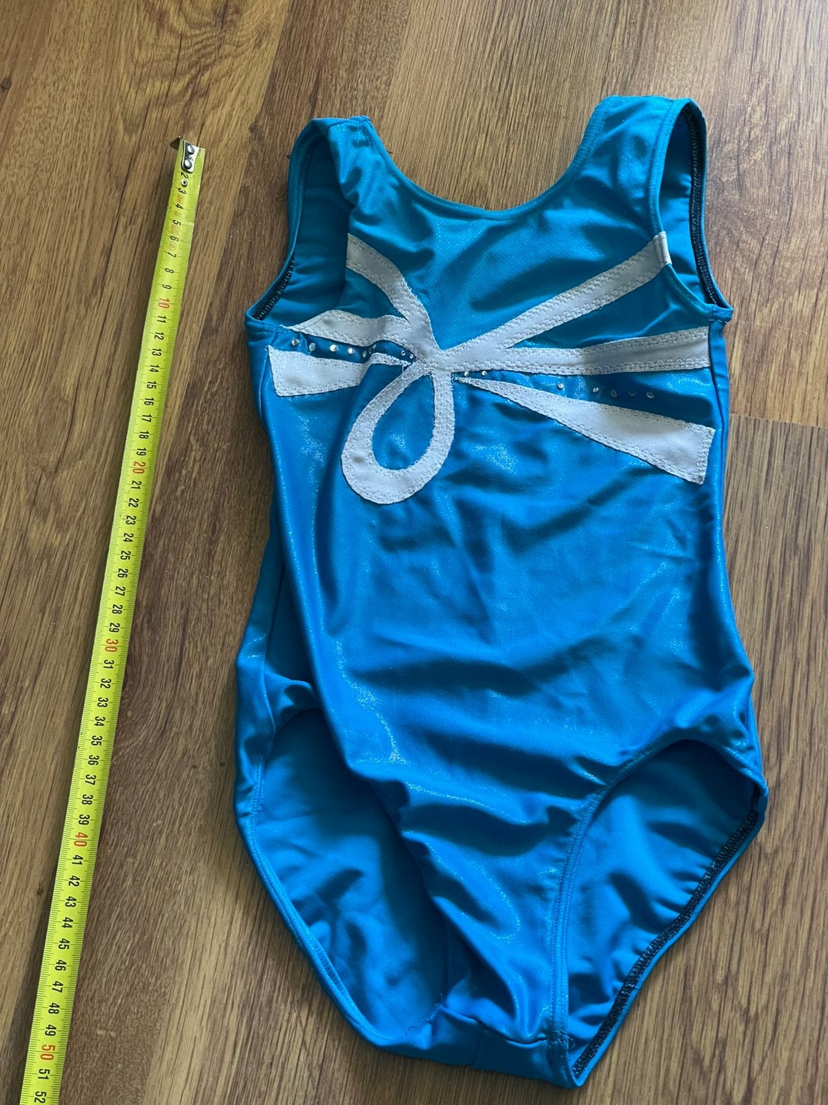 Turnpakje meisje blauw, Ophalen, Gebruikt, Blauw, Kindermaat 122 t/m 140