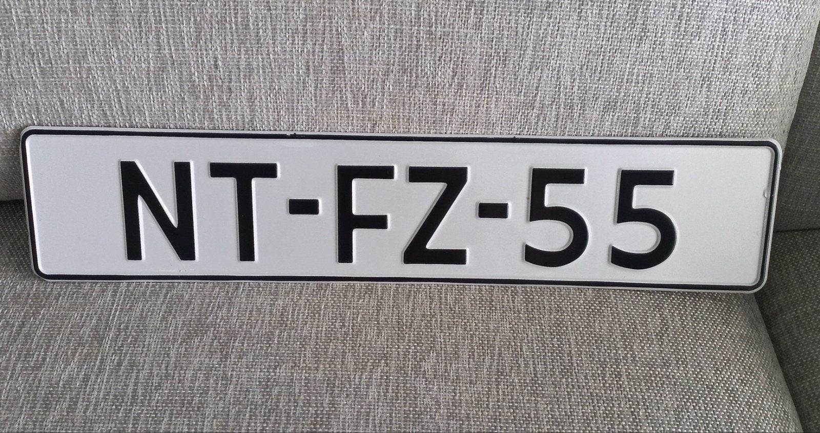 Witte nummerplaat, Ophalen of Verzenden, Nieuw, Toyota