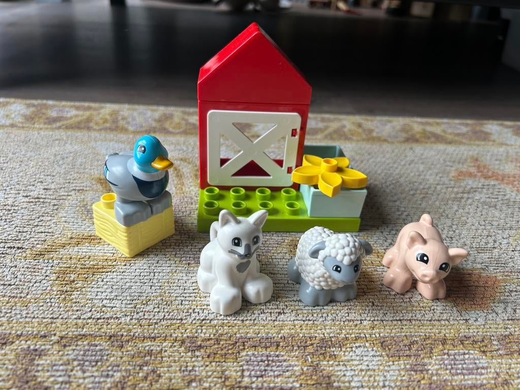 LEGO DUPLO Town Boerderij Dierenverzorging 10949, Ophalen of Verzenden, Zo goed als nieuw, Duplo