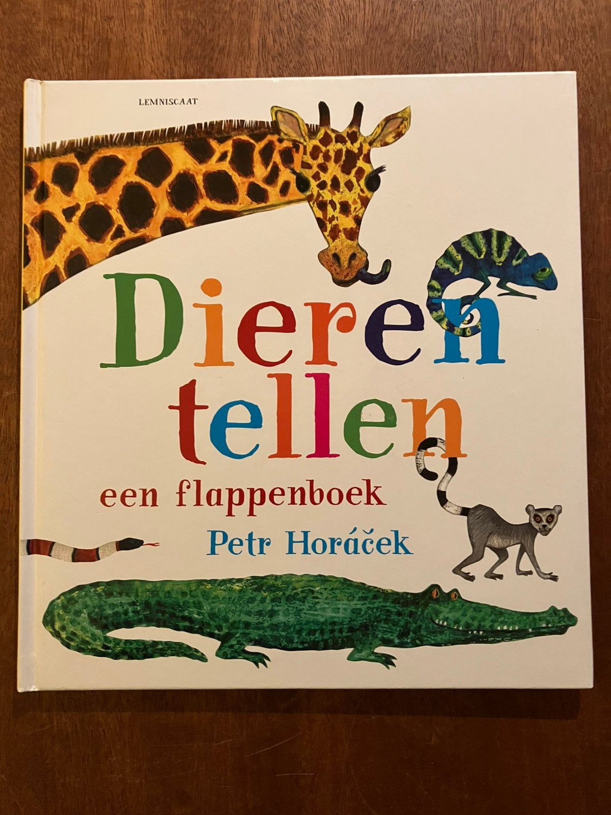 Lemniscaat Dieren tellen flappenboek Petr Horacek, Ophalen of Verzenden, Zo goed als nieuw