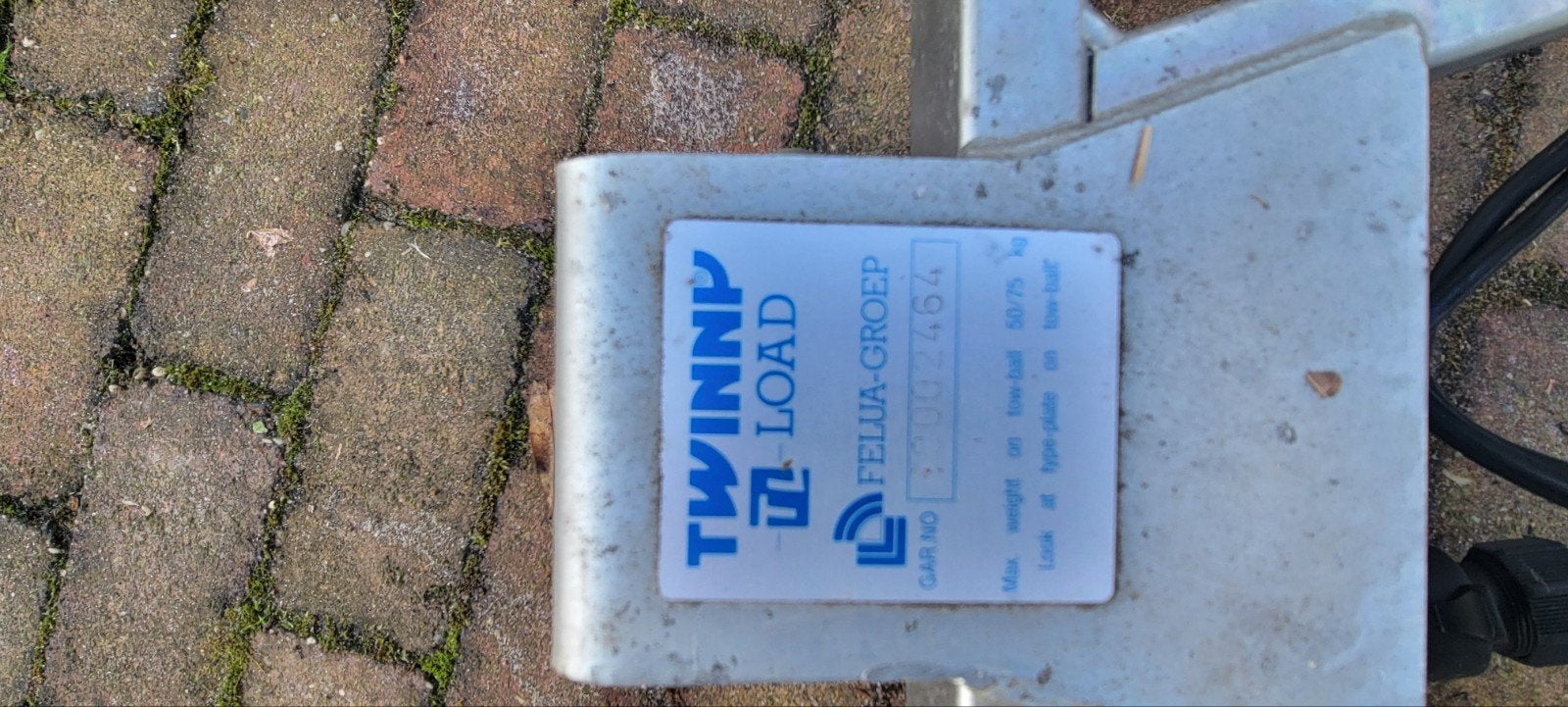 Fietsendrager met rails Twinny Load, Ophalen, Gebruikt, Trekhaakdrager