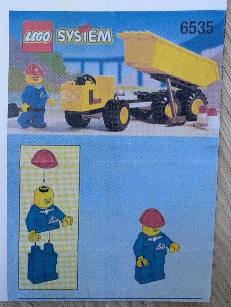 6535 LEGO Construction Dumper, Overige thema's, Lego, Compleet, Ophalen of Verzenden