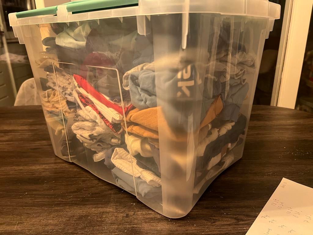 Baby jongens kleding box maat 74, Ophalen of Verzenden, Gebruikt, Jongetje, Setje